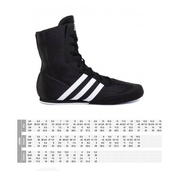 Adidas Box Hog 2 Black Boxing Shoes Boots FX0561 Unisex Mens 7 Women’s 8 EU 40 - Picture 7 of 16